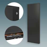 Decor Plan 1925x700x90mm antracyt przyłącze D50mm antracyt