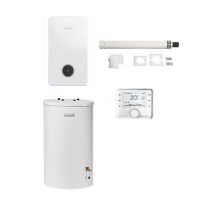 Pakiet Junkers Bosch Condens 2-15kW zasobnik 120L pogodówka komin boczny